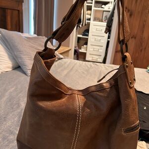Roots Tribe leather bag
